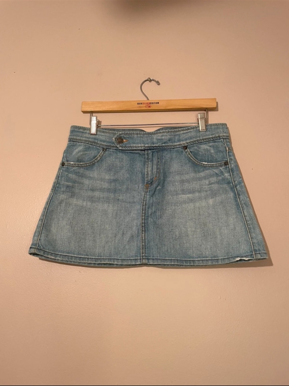 Y2K James micro mini denim skirt low rise small